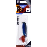 Блешня для риболовлі, коливна, ZEOX Kastmaster, вага 14г, колір Silver-Blue